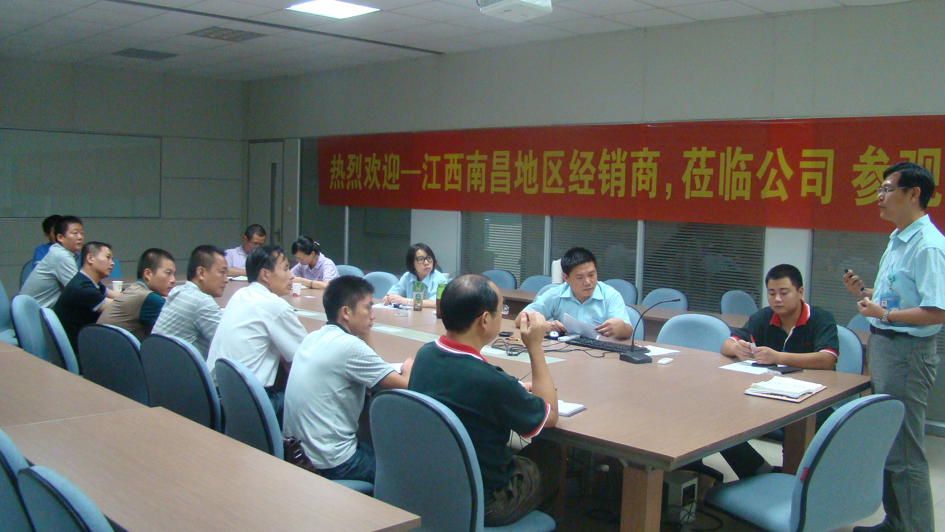 江西南昌经销商回公司参观学习